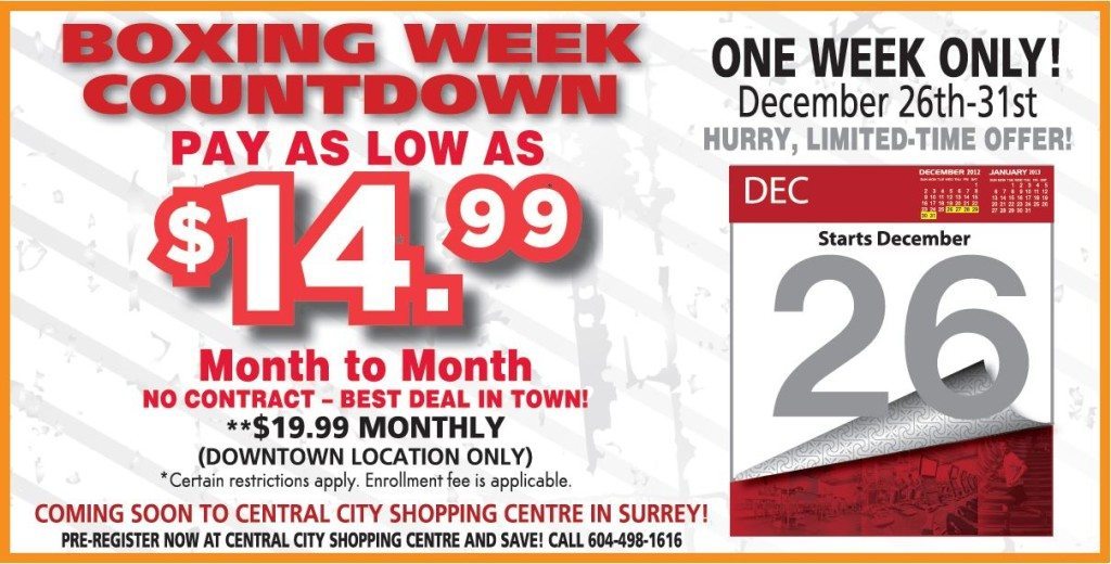 Boxing Week Countdown