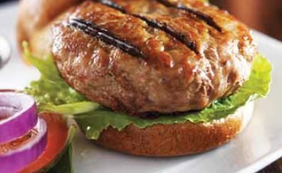 Turkey Burger with vegetables