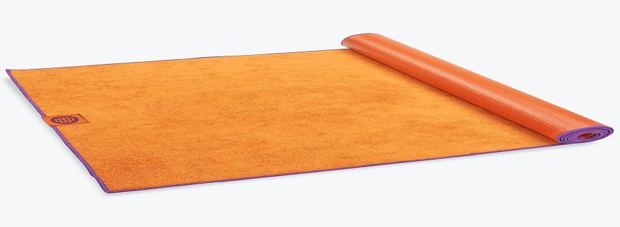 orange yoga mat