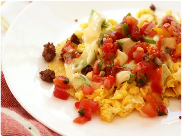 scrambled egg meal - ranchero
