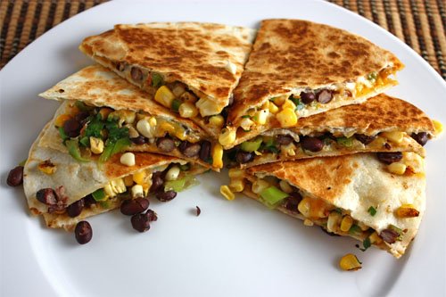 Corn & Black Bean Quesadillas