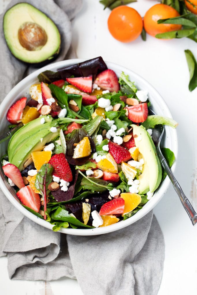 strawberryavocadosalad-2 Strawberry Avocado Salad