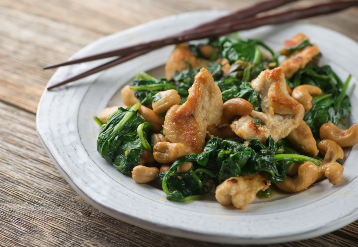 Chicken Spinach Stir Fry